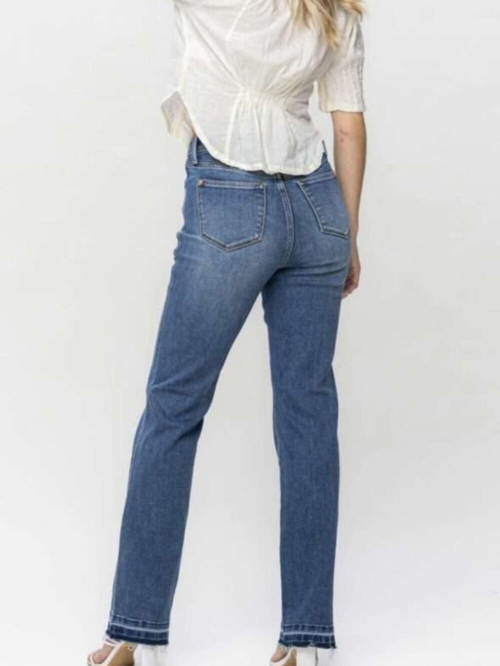 Judy Blue High Waist Slim Bootcut Jeans 88626 Size 16W Plus Stretch Denim